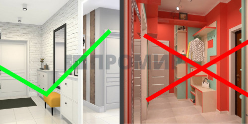 Организация пространства в прихожей